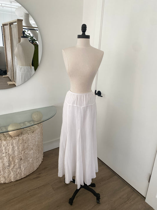 White Flowy Skirt